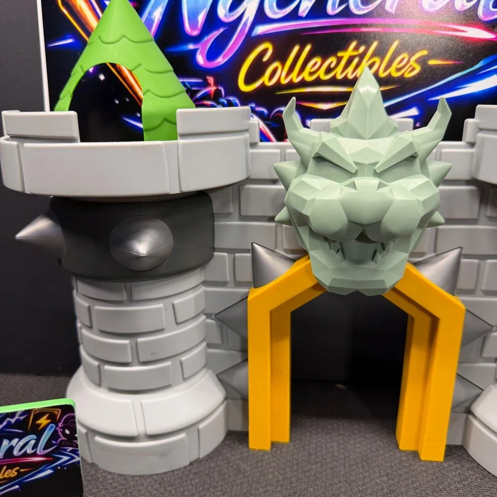 KNEX Super Mario Bowsers Castle Entrance Facade Replacement Part 0513098 Grey